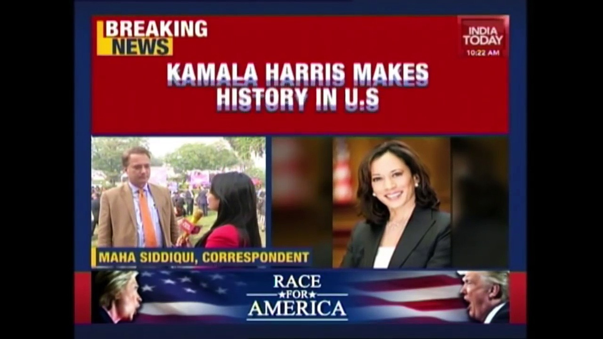 Kamala Harris Becomes 1st Indian American In US Senate