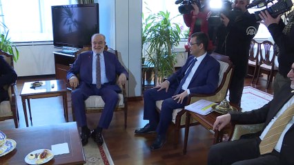 CHP heyeti SP'yi ziyaret etti (2) - ANKARA