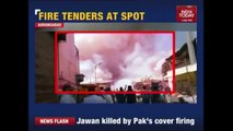 Massive Fire Breaks Out At Fire Cracker Market In Maharashtra
