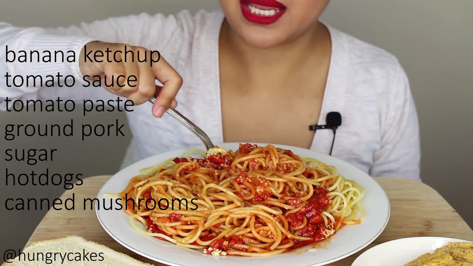 ASMR: Filipino Spaghetti *Eating Sounds*