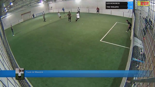 Faute de Maxence - LES BONOBOS Vs THE WAILERS - 05/03/18 20:00 - LIGUE 1 - Poitiers Game Parc