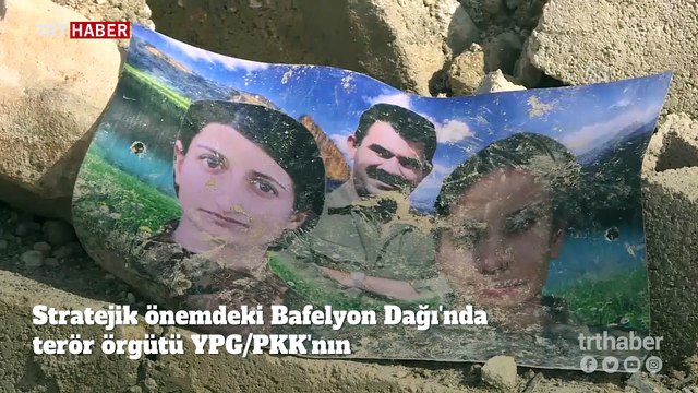 Teröristlerden temizlenen Bafelyon Dağı'ndaki terör kampları görüntülendi