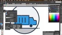 Design Flat Line Icon Adobe Illustrator Timelapse Tutorial 2018