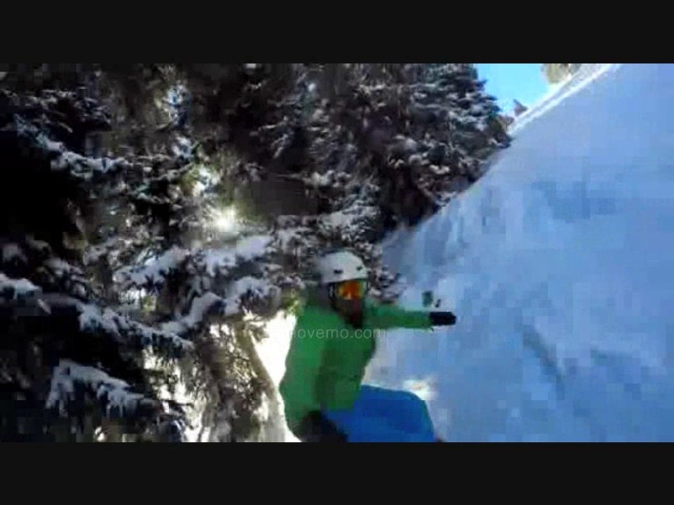 Une journée au ski – Snowboard ski freeride – Entre forêts soleil et poudreuse – 1ère descente ? Vlog