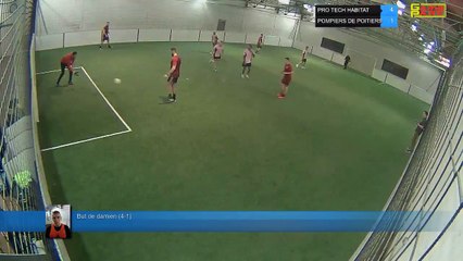 But de damien (4-1) -  PRO TECH HABITAT Vs POMPIERS DE POITIERS - 05/03/18 20:00 - LIGUE 1