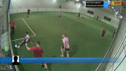 But de Alexandre (6-1) -  PRO TECH HABITAT Vs POMPIERS DE POITIERS - 05/03/18 20:00 - LIGUE 1