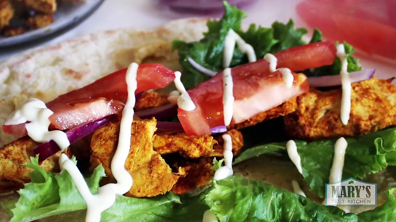 VEGAN CHICKEN SHWARMA WRAPS | Recipe by Marys Test Kitchen