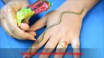 easy simple mehndi henna designs for hands tutorials|Matroj Mehndi Designs|Design-3