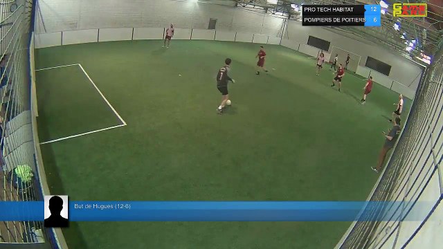 But de Hugues (12-6) - PRO TECH HABITAT Vs POMPIERS DE POITIERS - 05/03/18 20:00 - LIGUE 1