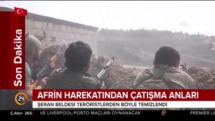 Afrin Harekatında çatışma anları