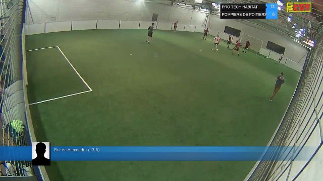But de Alexandre (13-6) - PRO TECH HABITAT Vs POMPIERS DE POITIERS - 05/03/18 20:00 - LIGUE 1