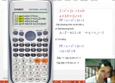 Giải phương trình bậc hai bằng máy tính cầm tay (Phần 2)