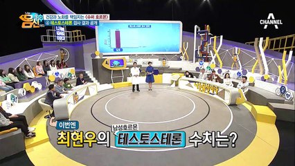 몸신 스튜디오 다 뿌셔! 최현우, 남성호르몬 수치 폭발한 사연은?!