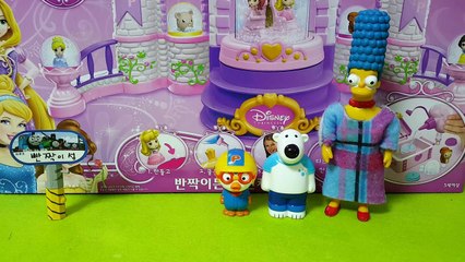 ★뽀로로 장난감 애니 글리치 글로브 반짝이는 회전 캐슬 빤짝이 성 장난감 놀이 뽀팝TV