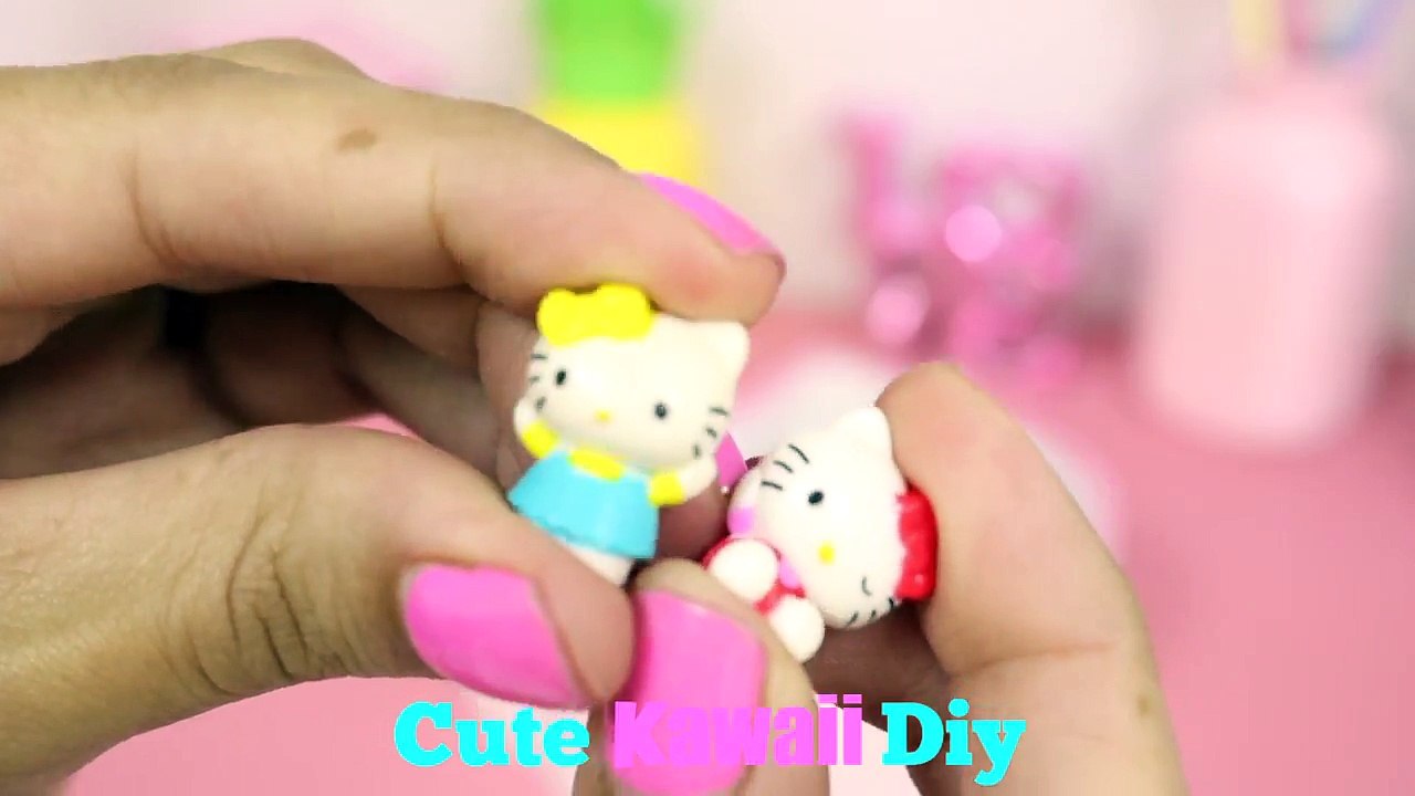 DIY Cámara HELLO KITTY-Regalo Fácil y bonito-manualidades KAWAII