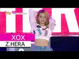 [HOT] Z.HERA - XOX  , 지헤라 - 엑스오엑스 (feat.이유애린 of 나인뮤지스) , Show Music core 20150801