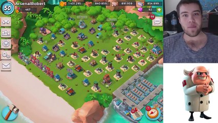 Boom Beach - Dr. T Volcano Stage 1-7 - 5th January