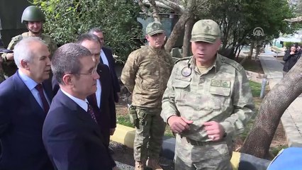 Milli Savunma Bakanı Canikli, sınır hattında (3) - HATAY
