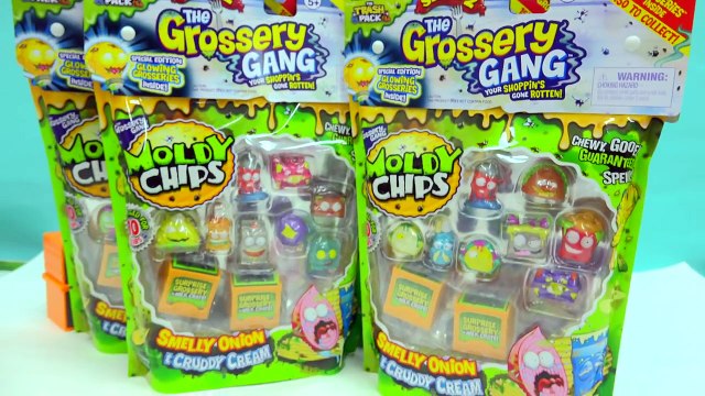 Surprise Blind Bag Grossery Gang Color Change + Glow In The Dark Series 2 Moldy Chips Packs