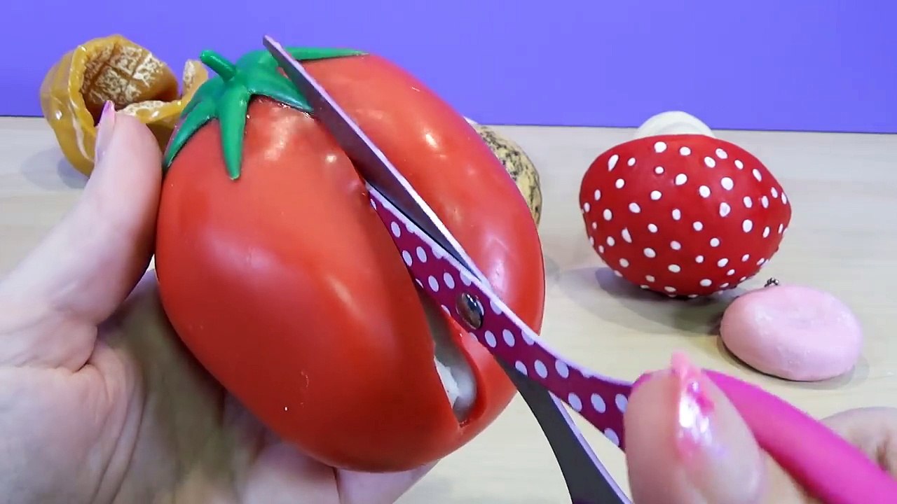 Cutting Open Squishy Toy Mushrooms! Tomato Stress Ball! Doctor Squish -  video Dailymotion