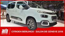 Salon de Genève 2018 : Citroën Berlingo et Peugeot Rifter