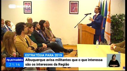 Miguel Albuquerque avisou que Militantes que ponham os interesses pessoais à frente do partido, serão expulsos