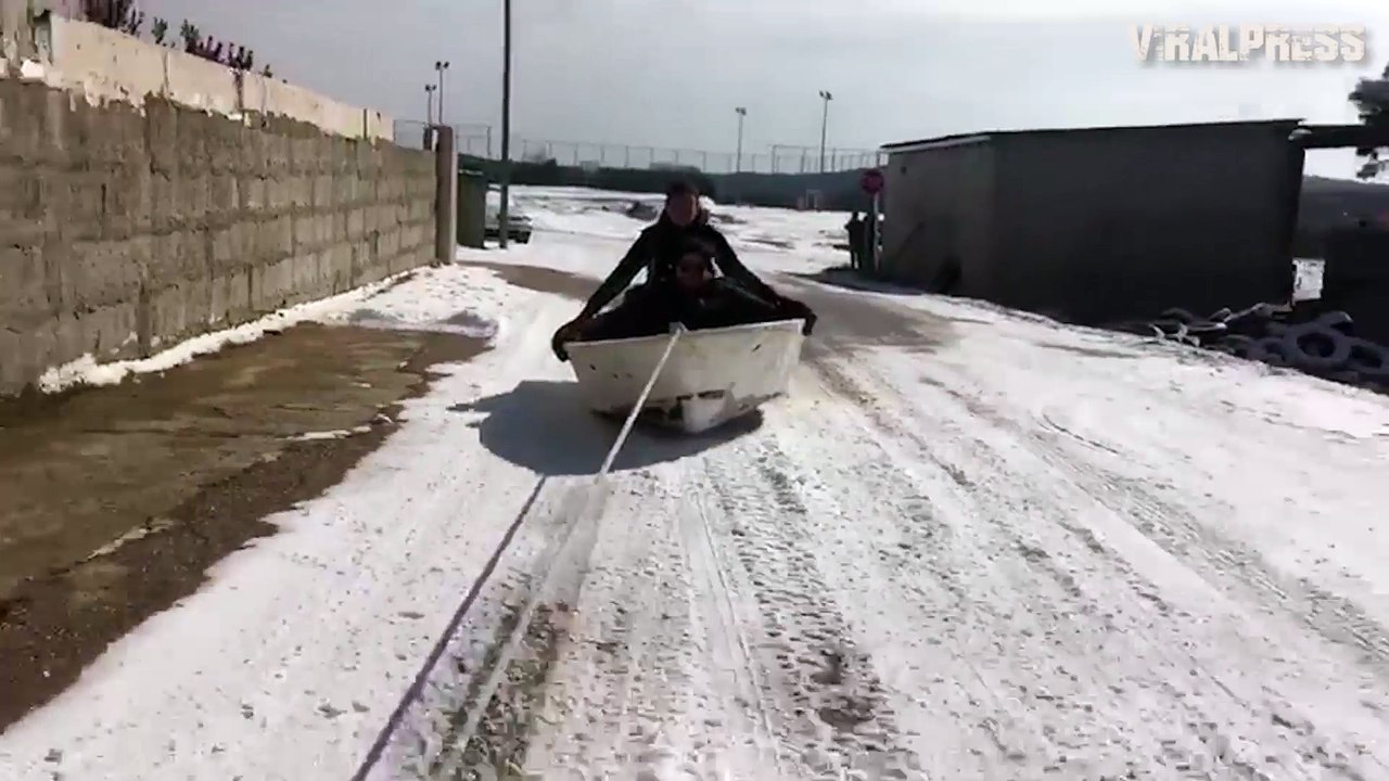 Boating In The Snow