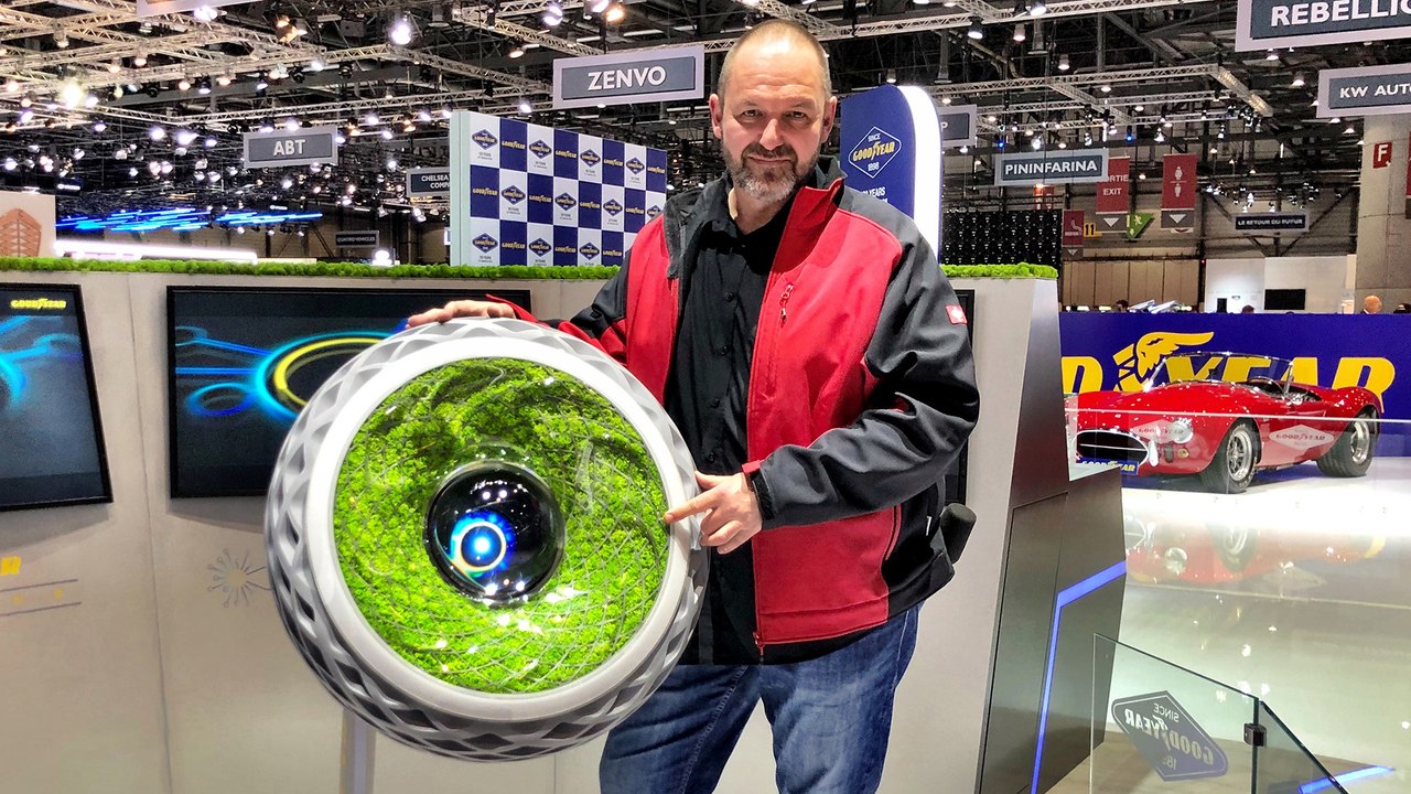 Genf 2018: weltpremiere des goodyear oxygene - dem reifen mit moos