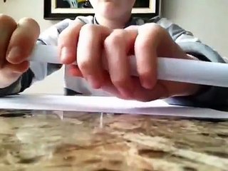 How to make a paper gun that shoots (HD)