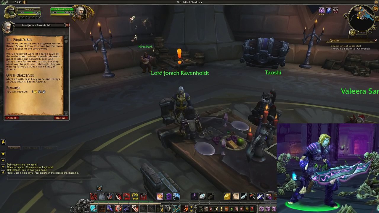 Tess Greymane/Lilian Voss - Patch 7.2 Follower Quest [Lore]