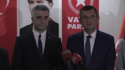 CHP Grup Başkanvekili Özel ve Beraberindeki Heyet, Vatan Partisi'ni Ziyaret Etti (2)