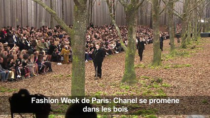 Fashion Week de Paris: Chanel se promène dans les bois