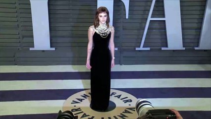 Emma Watson Flaunts Temporary 'Time's Up' Tattoo at Oscars Party