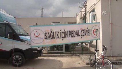 Sağlıklı Yaşam İçin Pedal Çevirdiler
