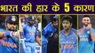 India vs Sri Lanka 1st T20I: 5 reason why India lost the match to Sri Lanka | वनइंडिया हिंदी