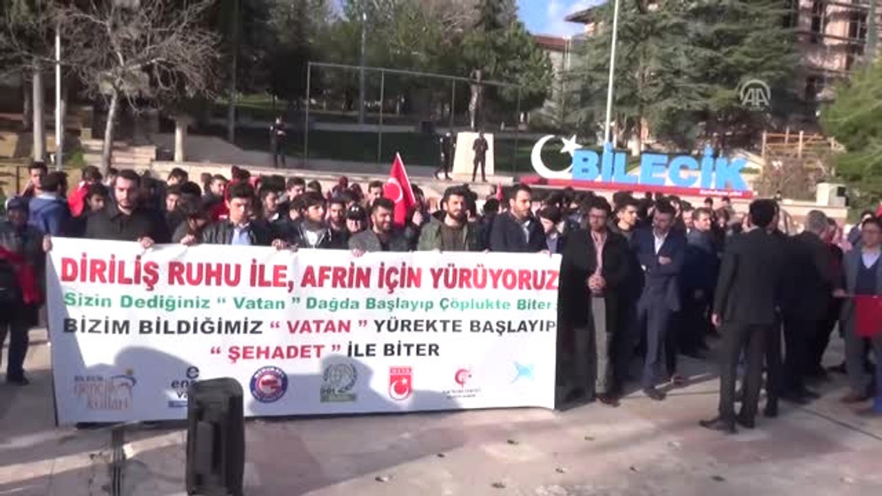 Şeyh Edebali Türbesi'nin Bahçesine "Zeytin Dalı" Diktiler