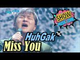 [Comeback Stage] HUHGAK - Miss You, 허각 - 혼자, 한 잔 Show Music core 20170204
