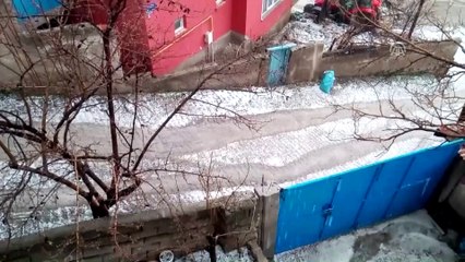 Sağanak ve dolu günlük hayatı olumsuz etkiledi - YOZGAT