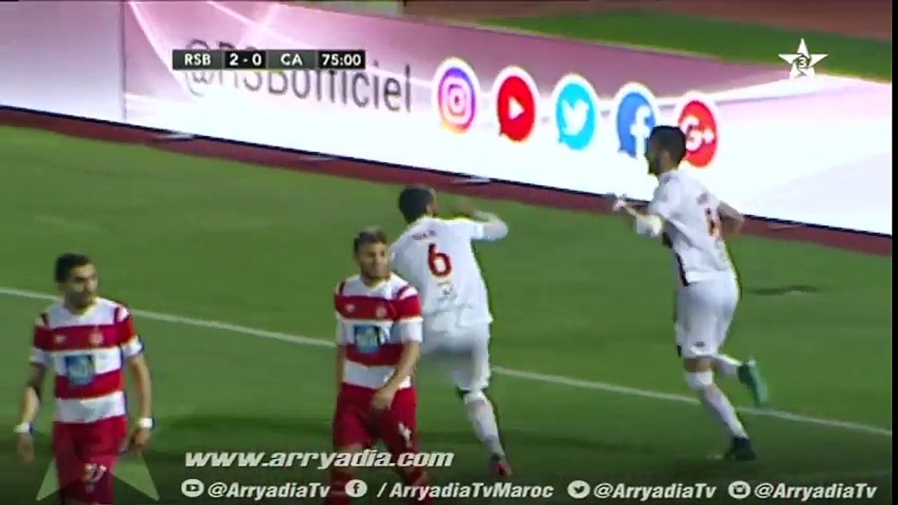 الهدف الثالث لنهضة بركان أمام نادي الأفريقي - كأس الكونفدرالية الإفريقية