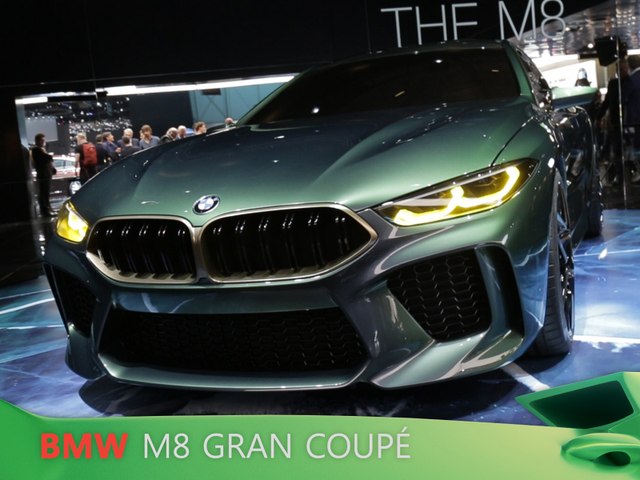 BMW M8 Gran Coupé en direct du salon de Genève...