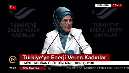 Emine Erdoğan konuşuyor