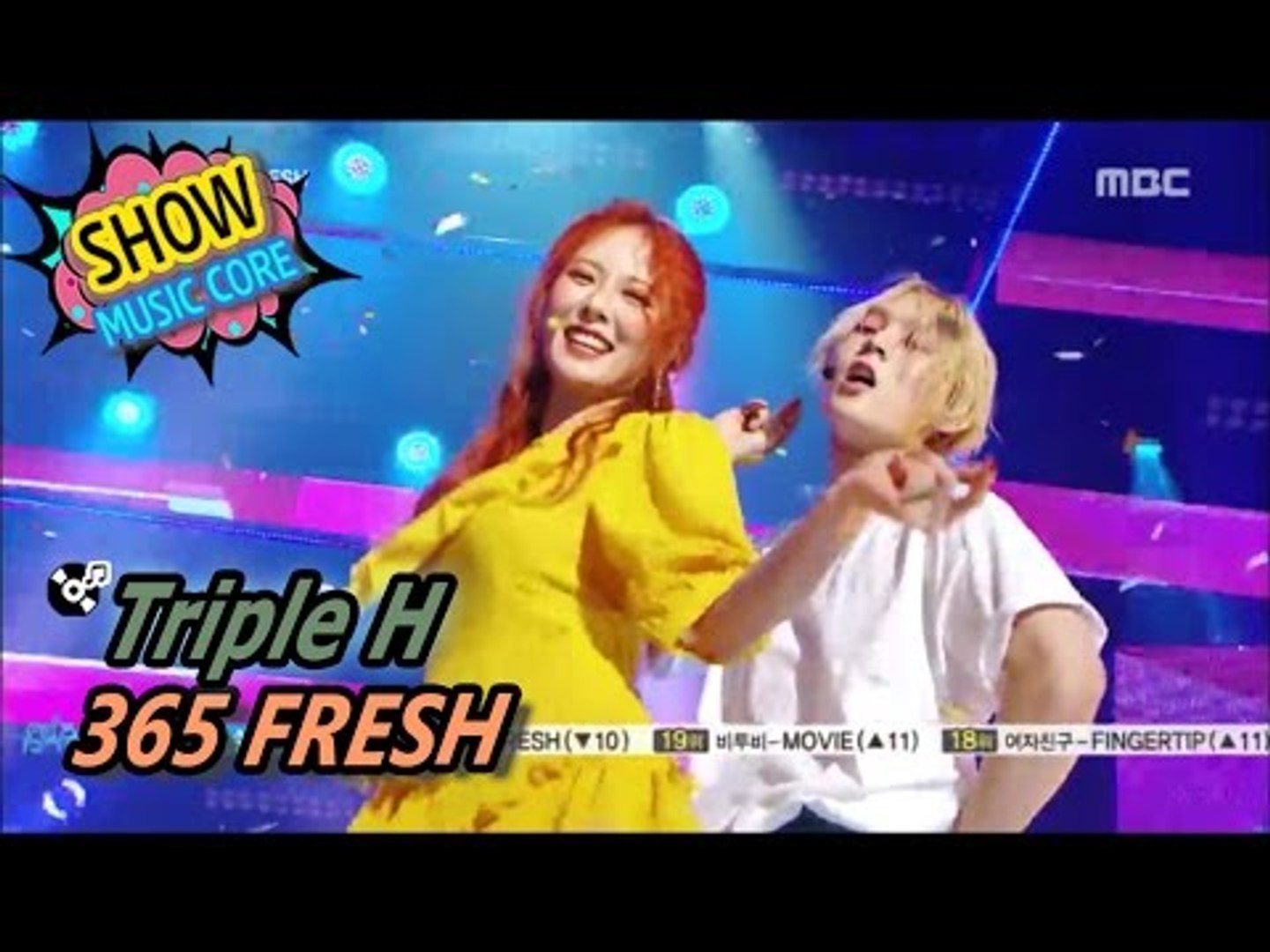 HOT] Triple H - 365 FRESH, 트리플 H - 365 FRESH Show Music core 20170520 - 동영상  Dailymotion