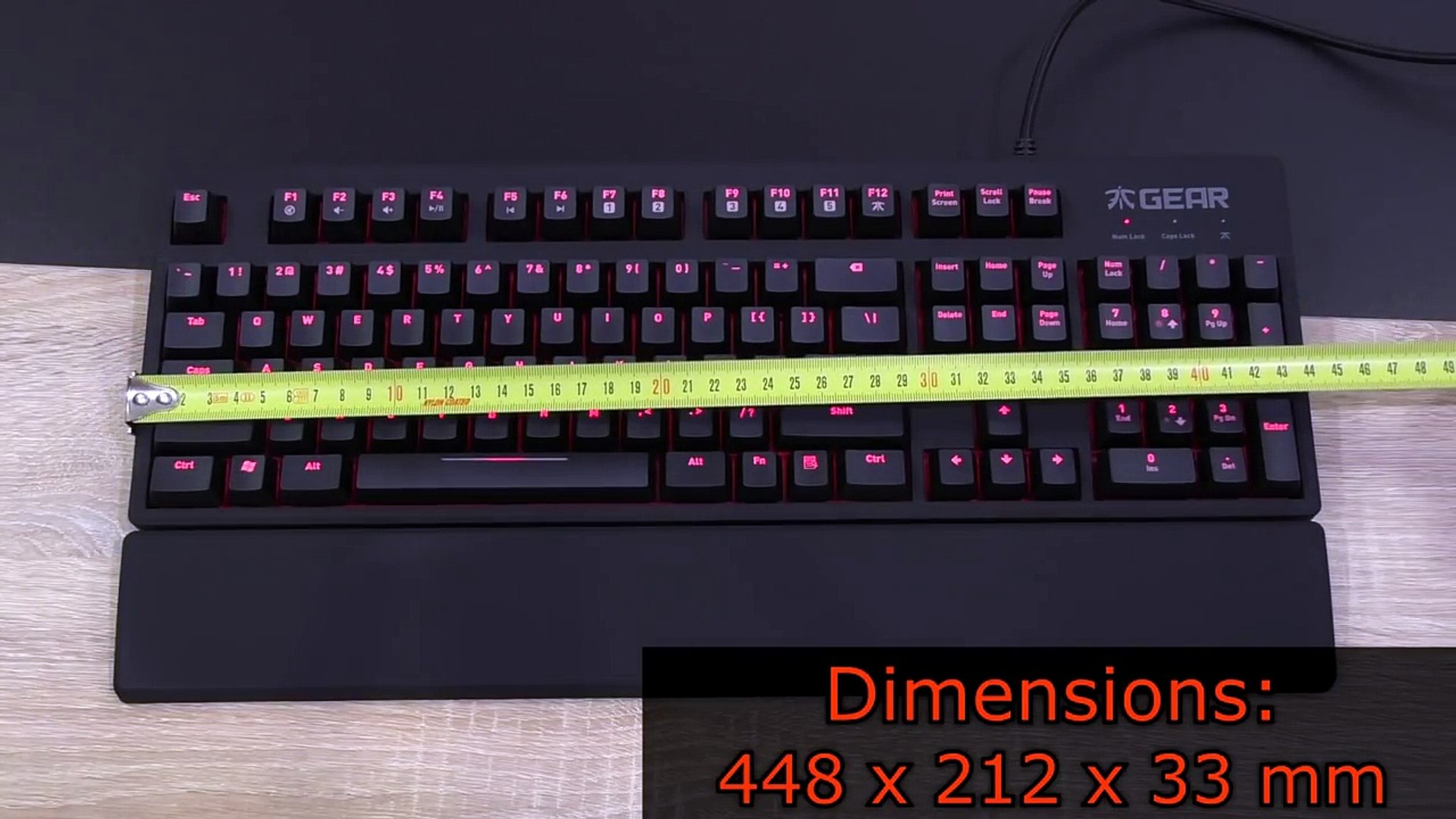 Fnatic Gear Rush Mechanical Gaming Keyboard Review - video Dailymotion