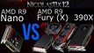 AMD R9 Nano vs R9 Fury (X) vs R9 390X