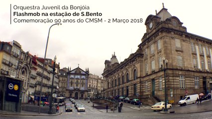 Flash Mob na estação de S. Bento