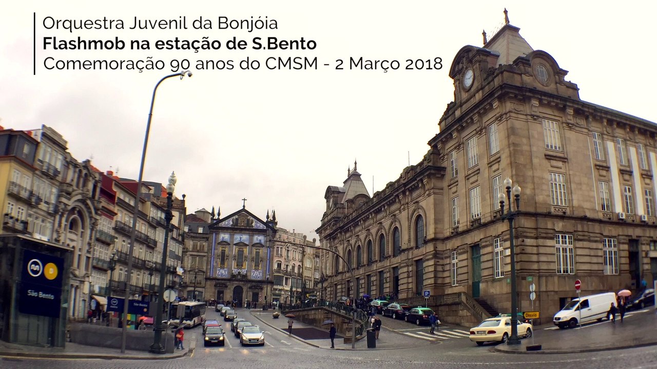 Flash Mob na estação de S. Bento