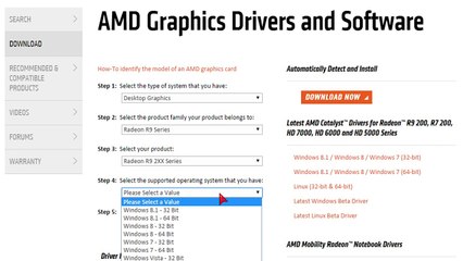 How to install AMD Graphics Driver