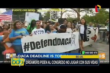 EEUU: Dreamers piden al Congreso “no jugar con sus vidas”