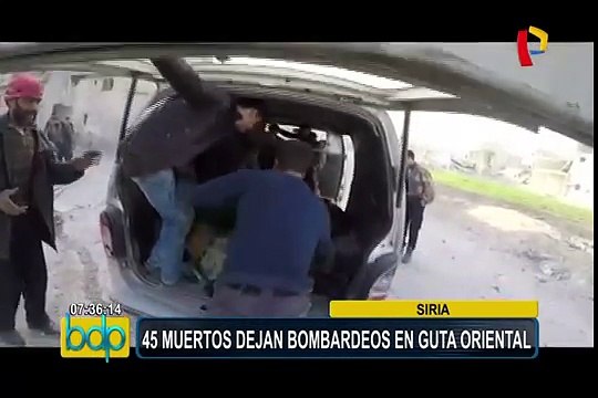 Siria: bombardean Guta Oriental en plena entrega de ayuda humanitaria