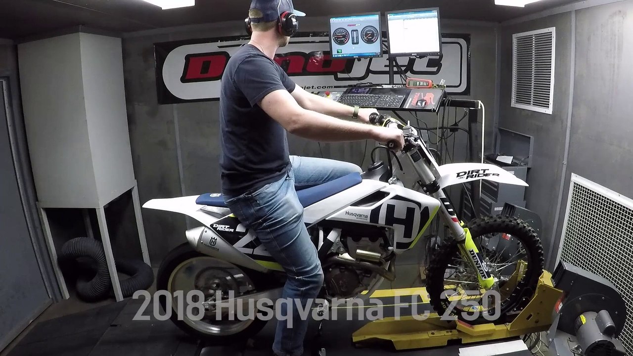 Husqvarna FC 250 Dyno